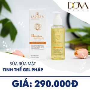 Sữa rửa mặt tinh thể gel pháp